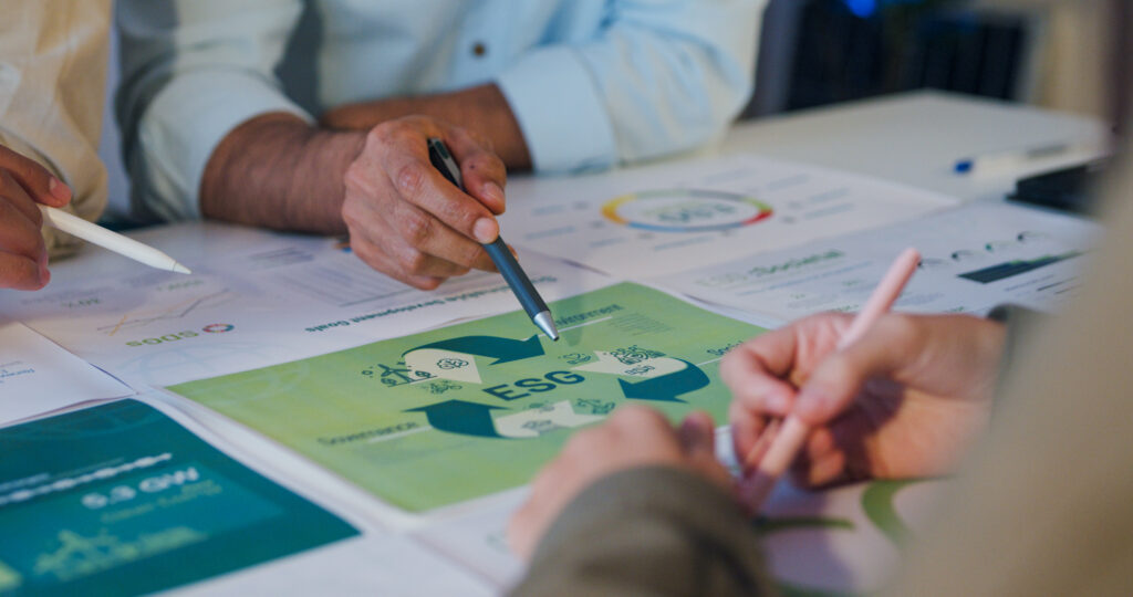 TerraBridge advisors conducting ESG due diligence and financial structuring review
